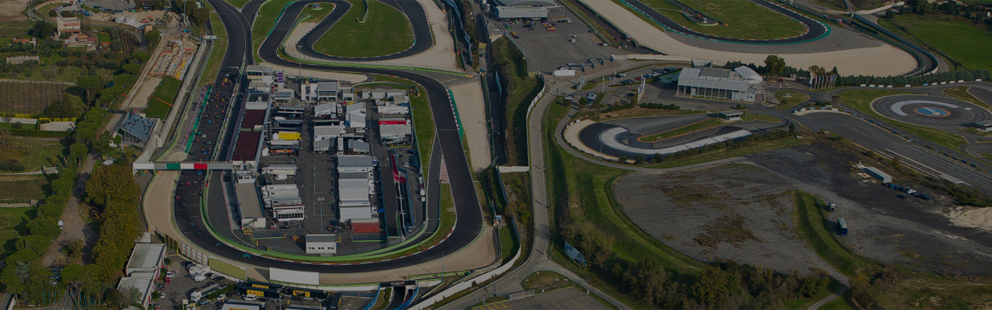 Vista dall'alto dell'e-Mobility Hub di Vallelunga