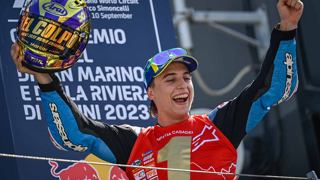 FIM Enel MotoE™ World Championship 2023: Mattia Casadei triumphs in electric!