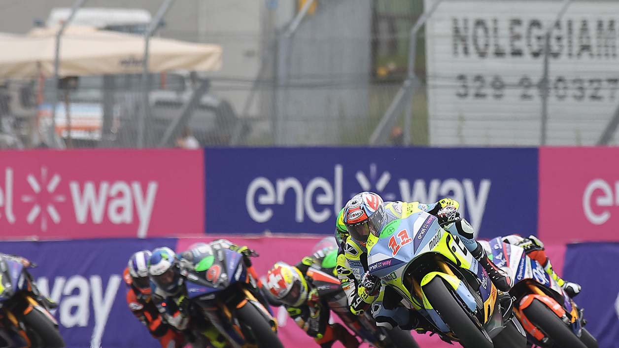 Italy: A MotoE race on the Mugello Circuit